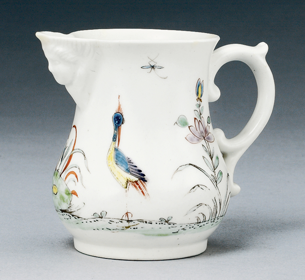 Worcester Porcelain Chinese style cream jug