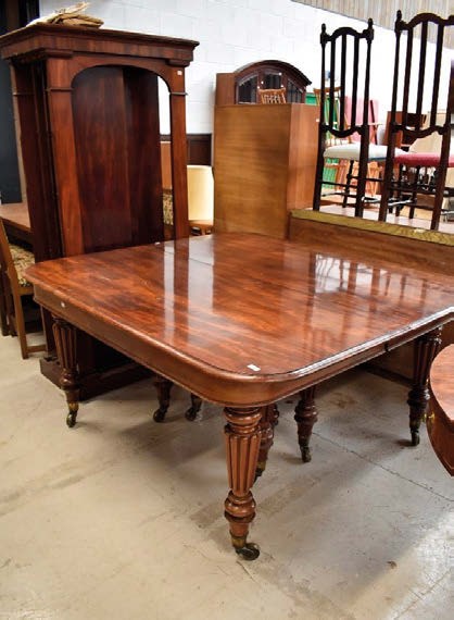 Mahogany dining table