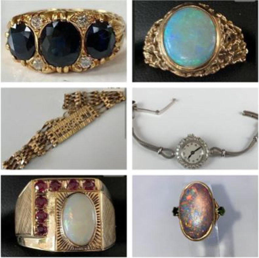 Stolen jewellery