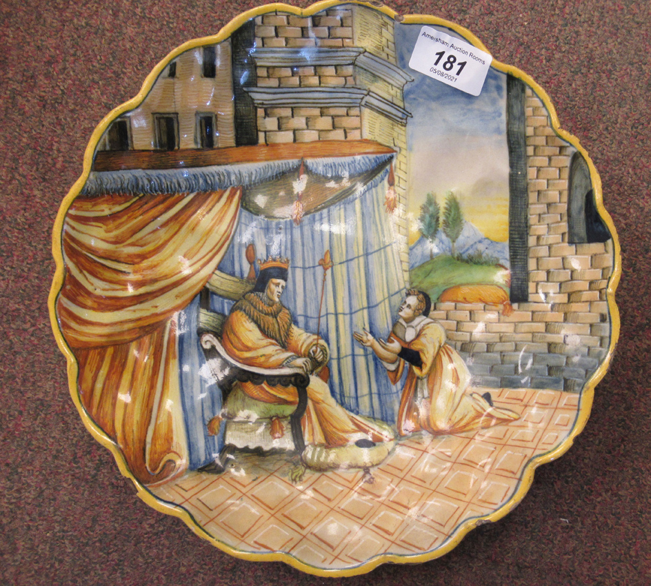 Maiolica dish