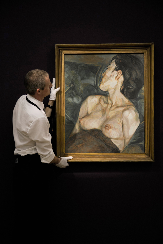 Lucian Freud Pregnant Girl Sothebys