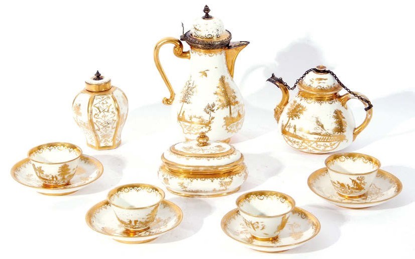 Bottger Meissen tea set