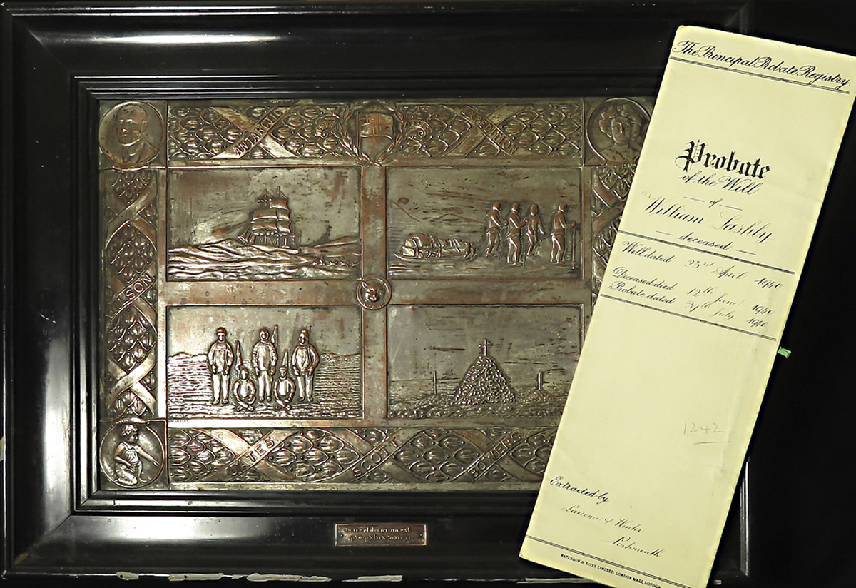 Antarctic Expedition memorial plaque