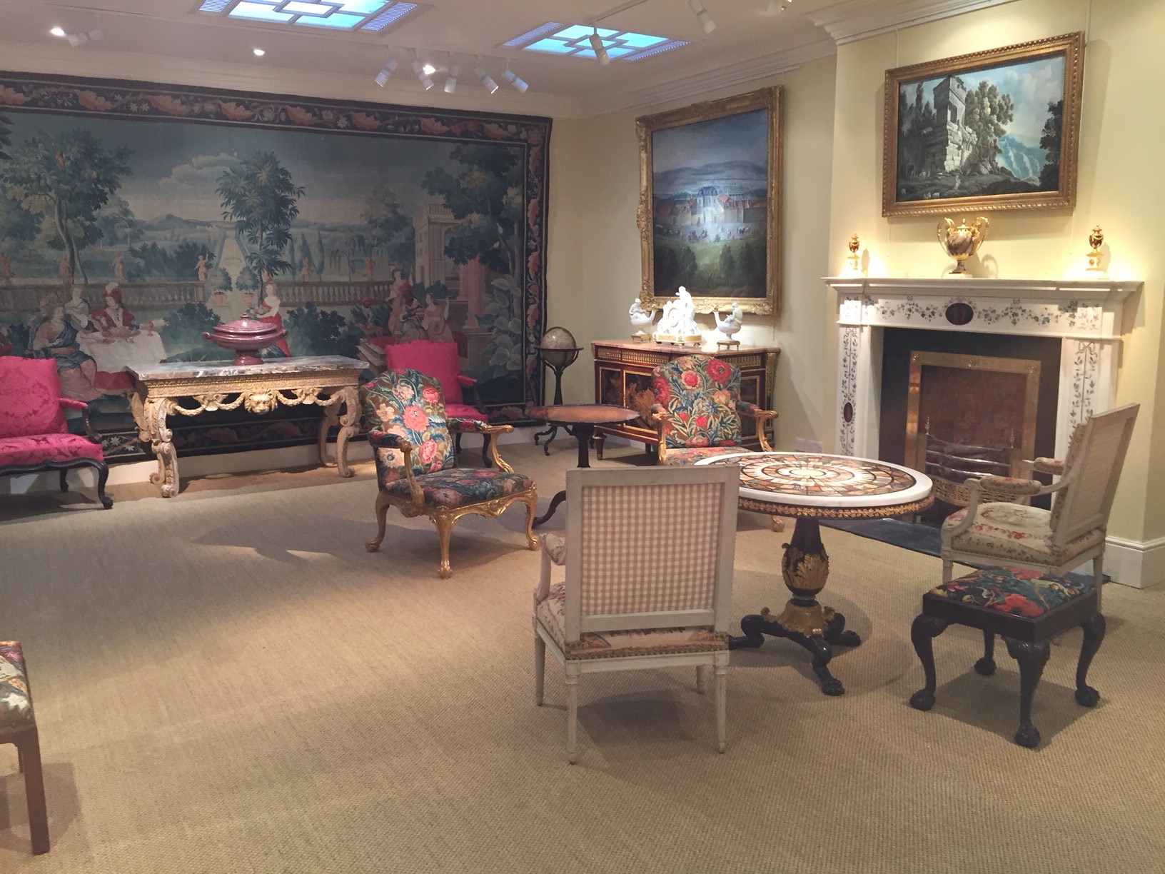 Frank Partridge 18th century European furniture