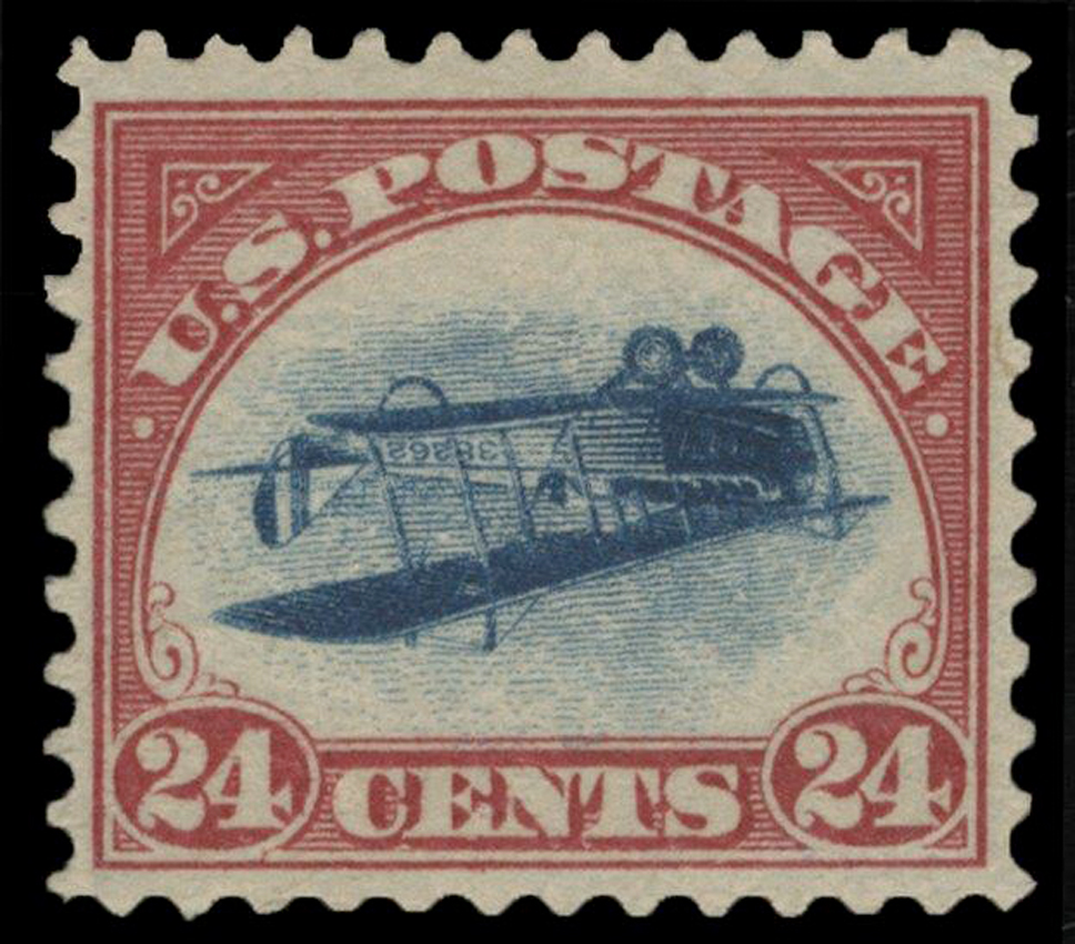 Inverted Jenny stamp