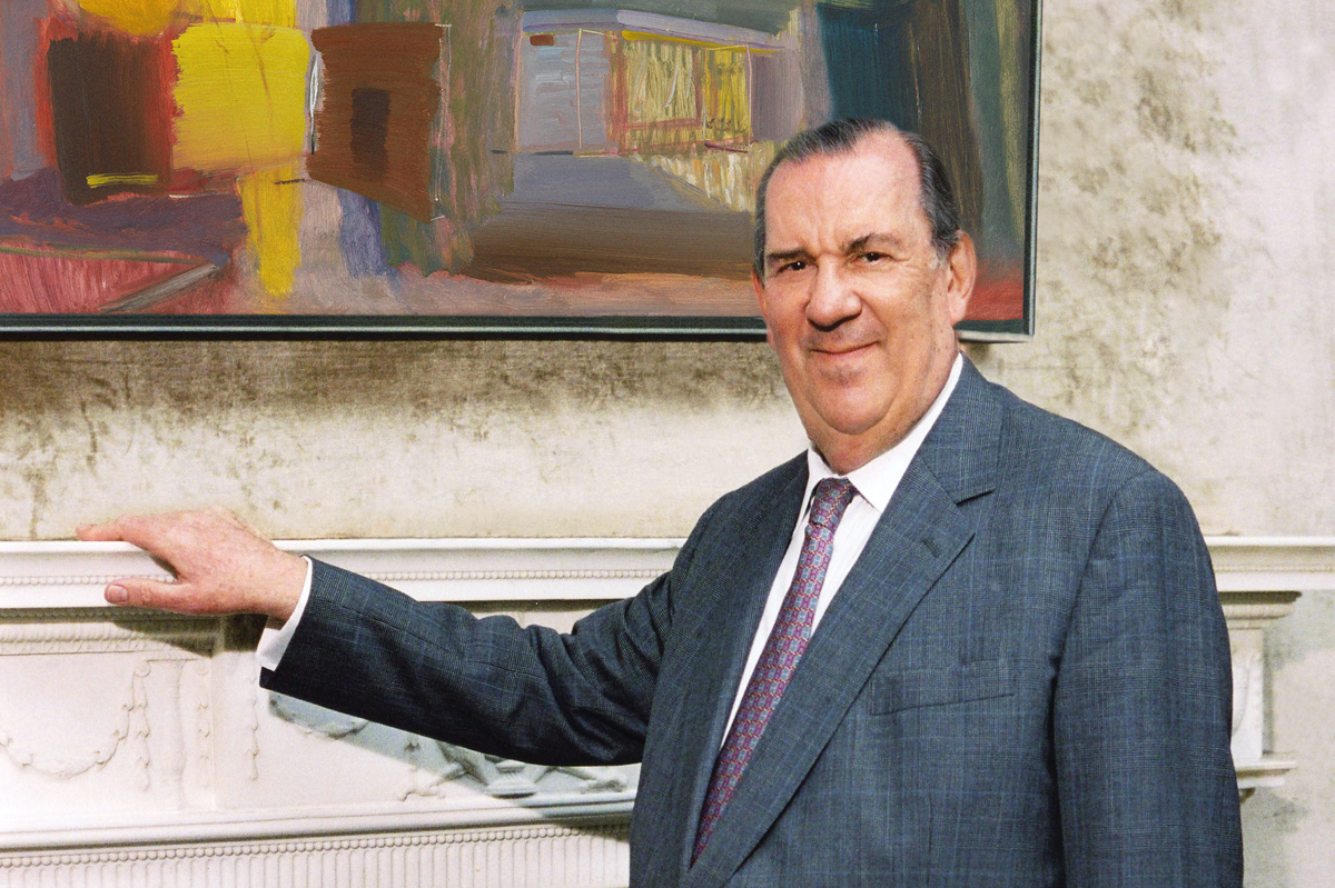 Richard Green in his Bond Street premises