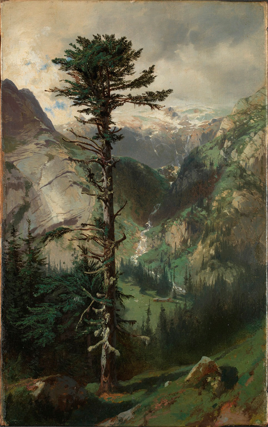At Handeck by Alexandre Calame