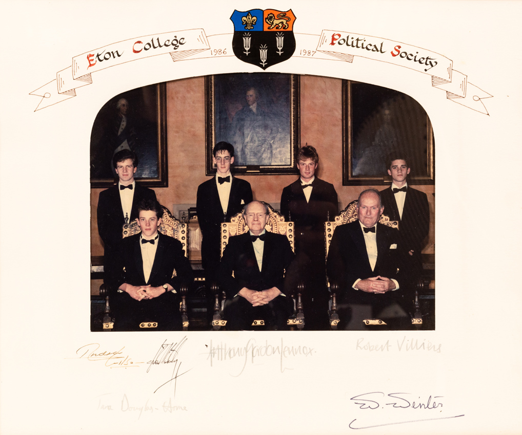 Jacob Rees-Mogg at Eton