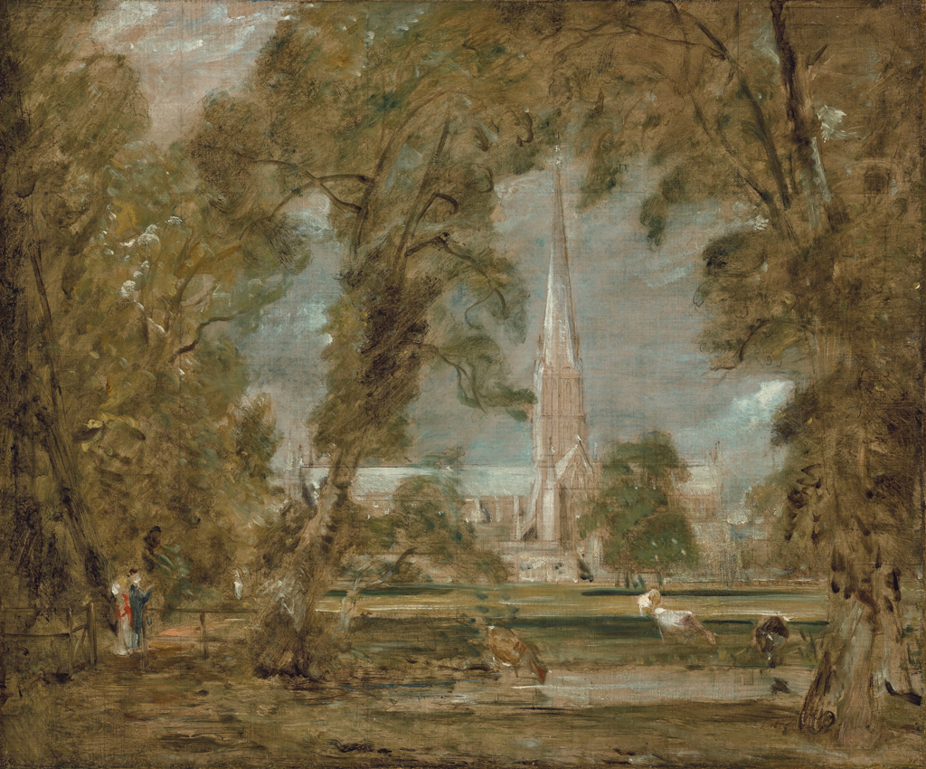 John Constable sketch of Salisbury Cathedral
