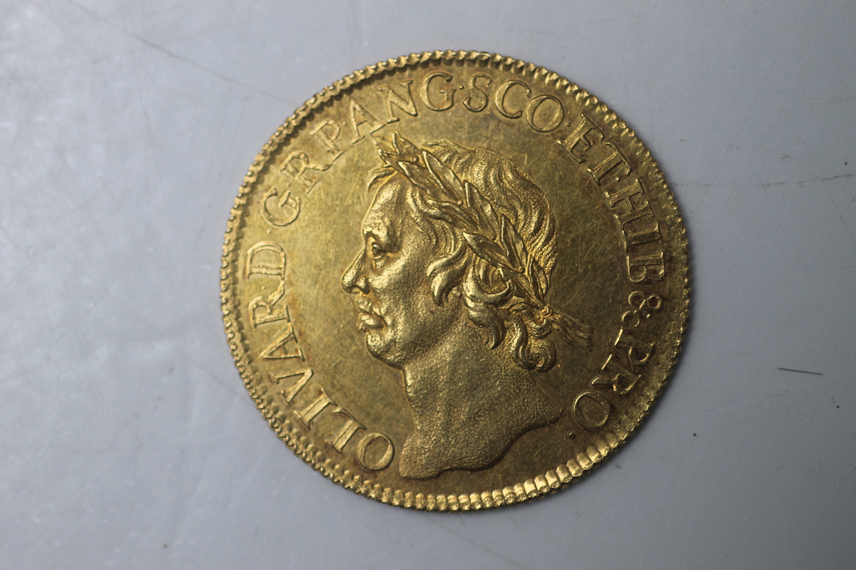 1656 Gold Broad of Twenty Shillings