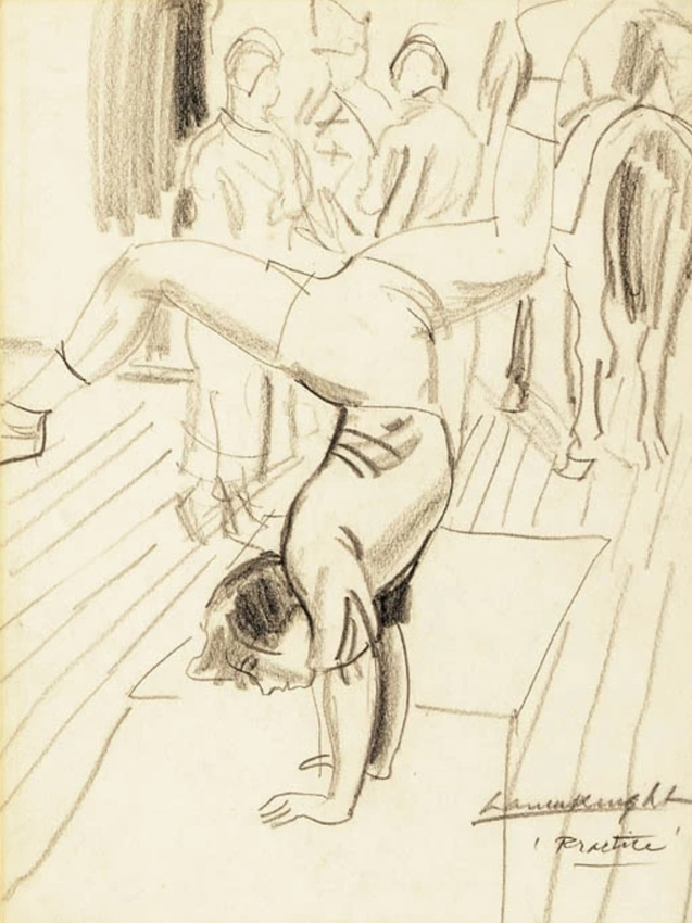 Laura Knight drawing