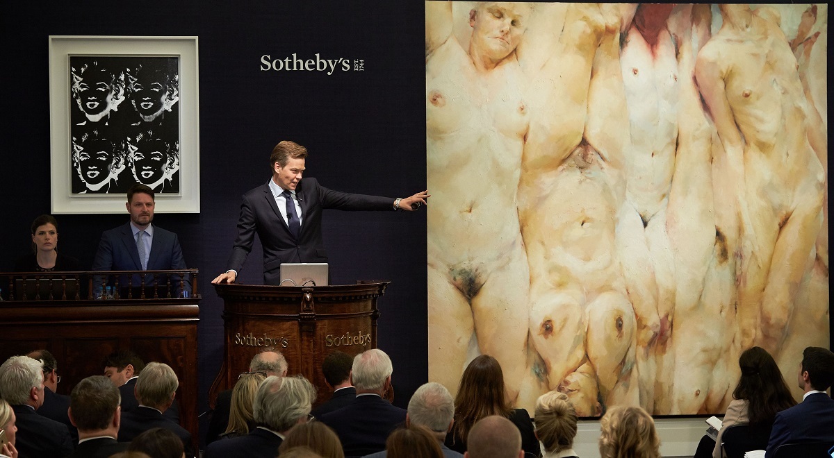Sotheby’s auction selling Jenny Saville Shift