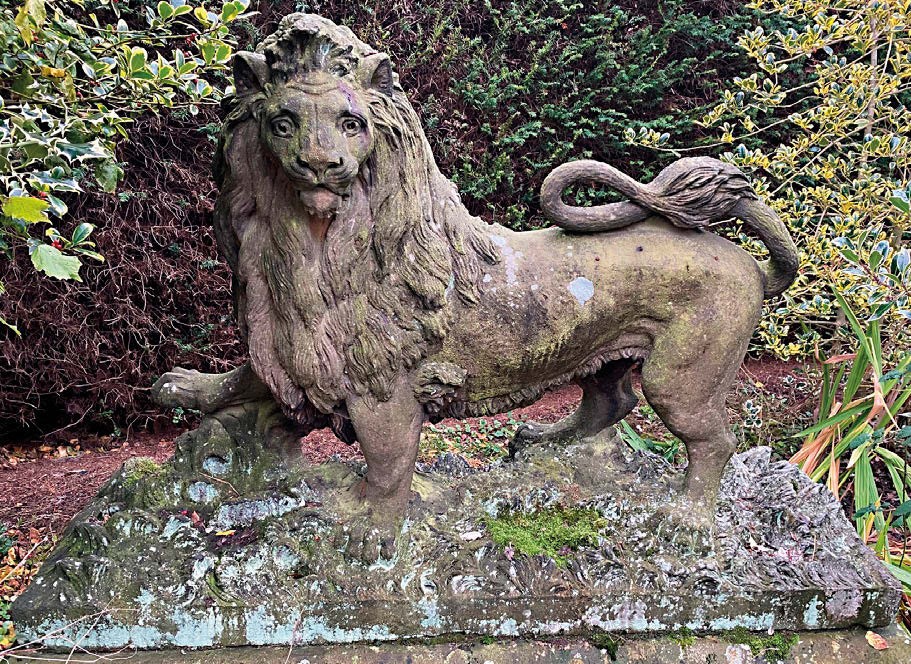 Lion statue