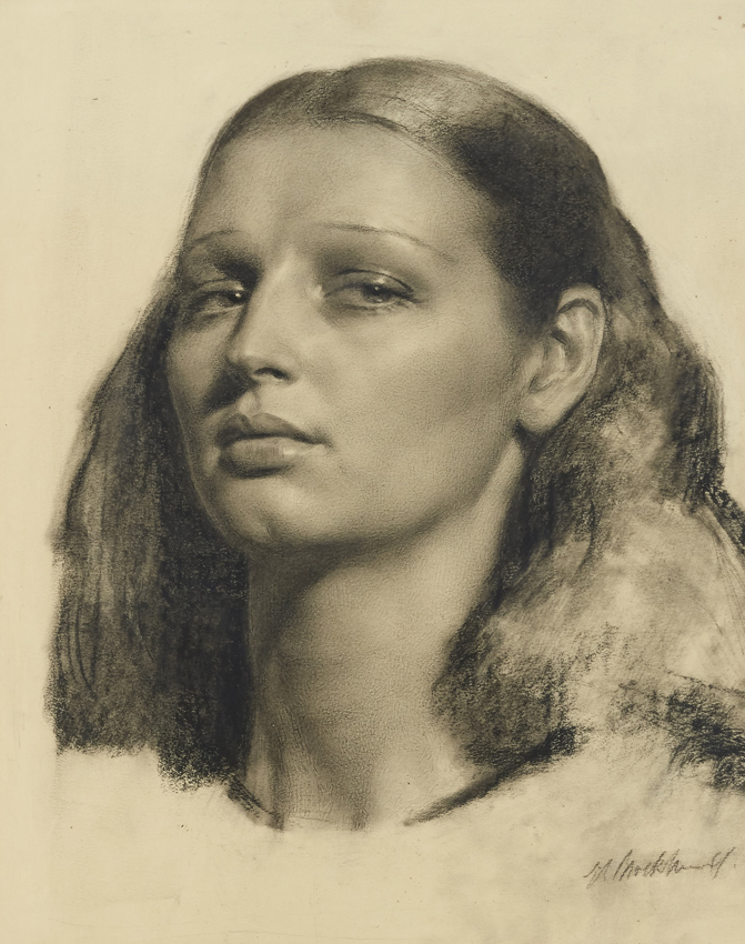 ‘Portrait of Dorette’ by Gerald Leslie Brockhurst