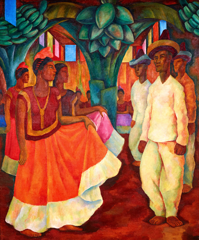 Baile en Tehuantepec by Diego Rivera