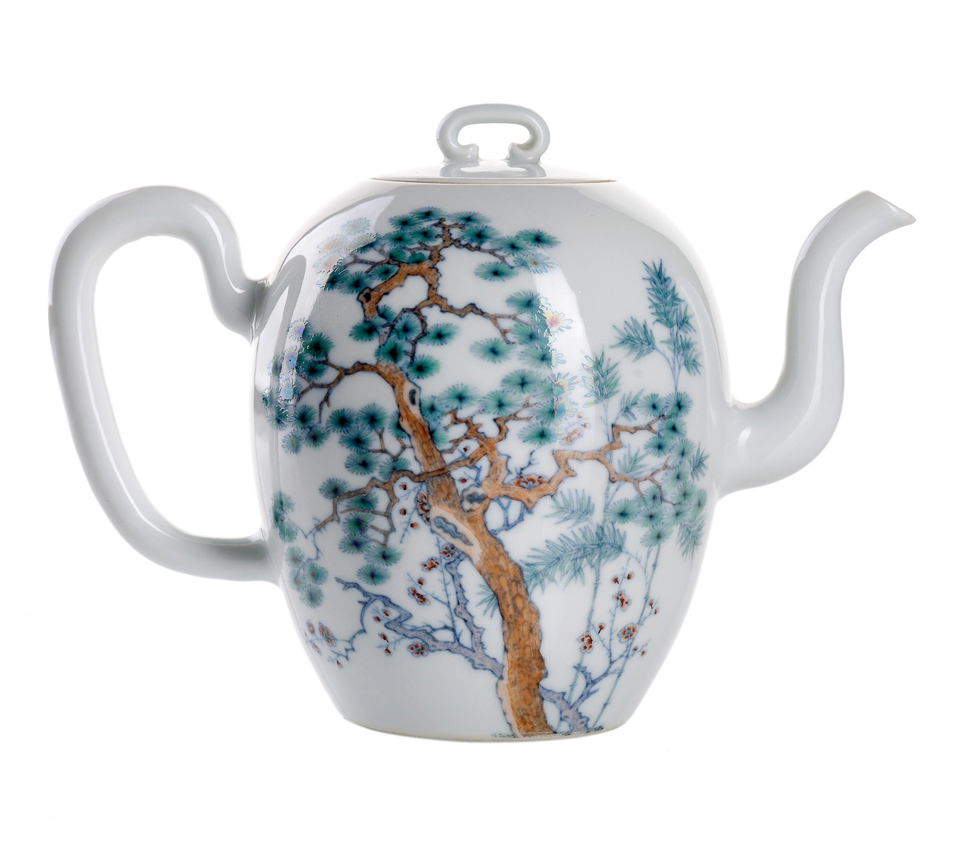 Doucai winepot at Nagel in Stuttgart