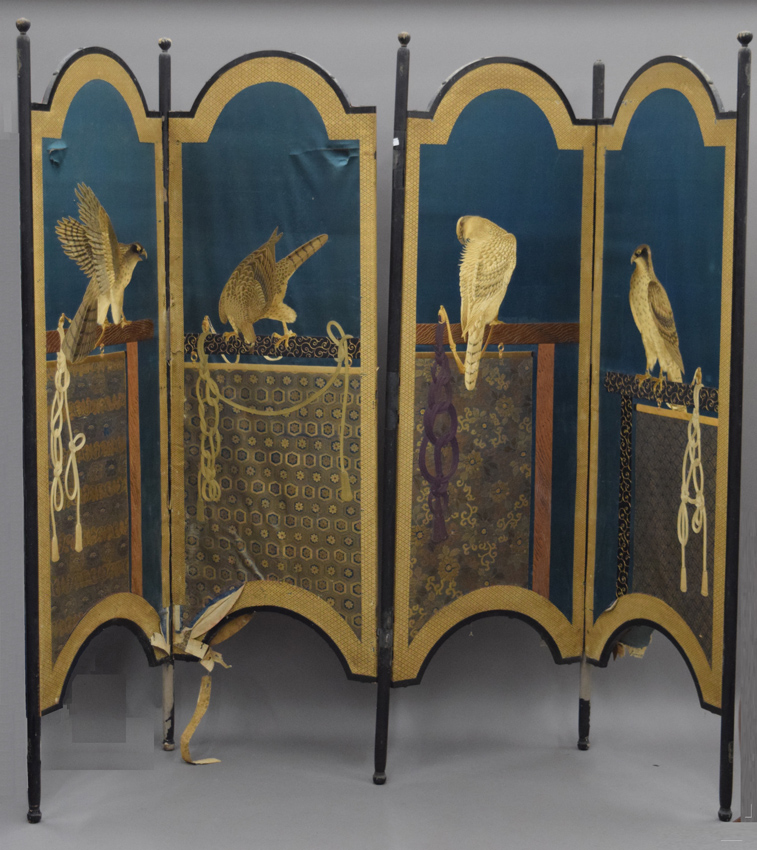 Folding screen by Nishimura Sozaemon