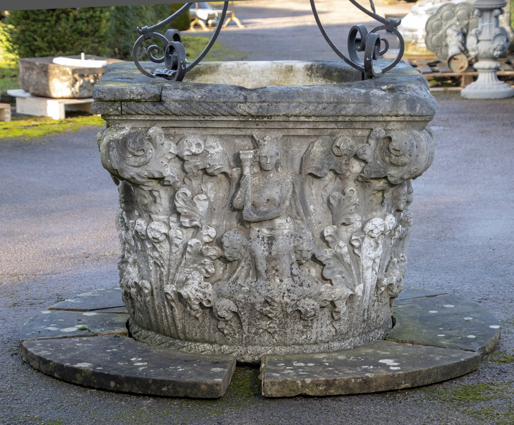 15th century Istrian marble wellhead