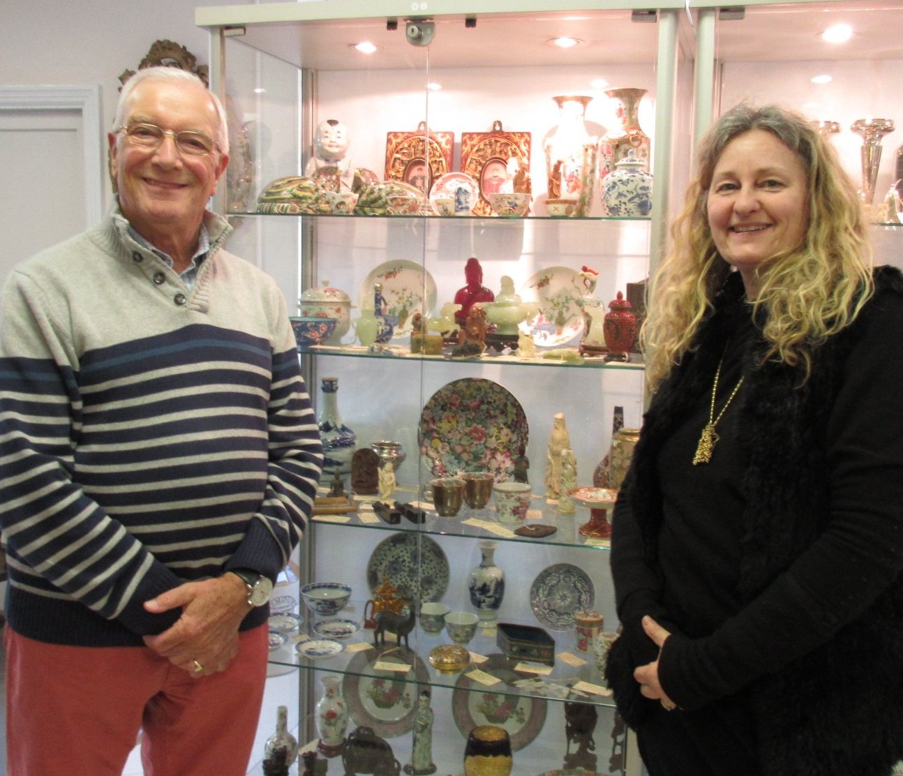 Gerald Davidson at the Acreman Antiques Centre