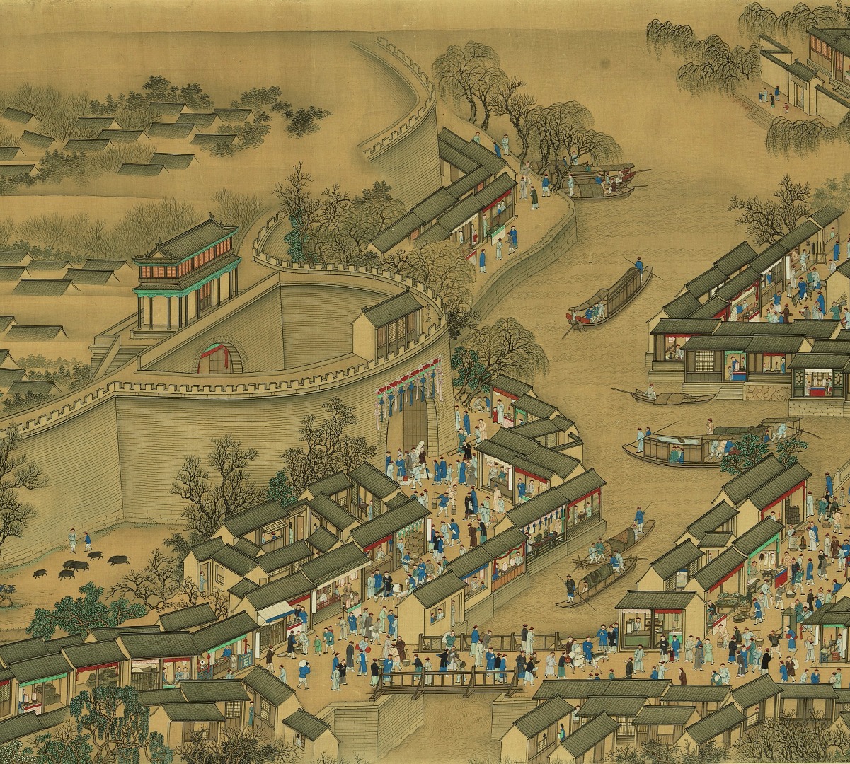 Wang Hui's Emperor Kangxi's Journey to the South