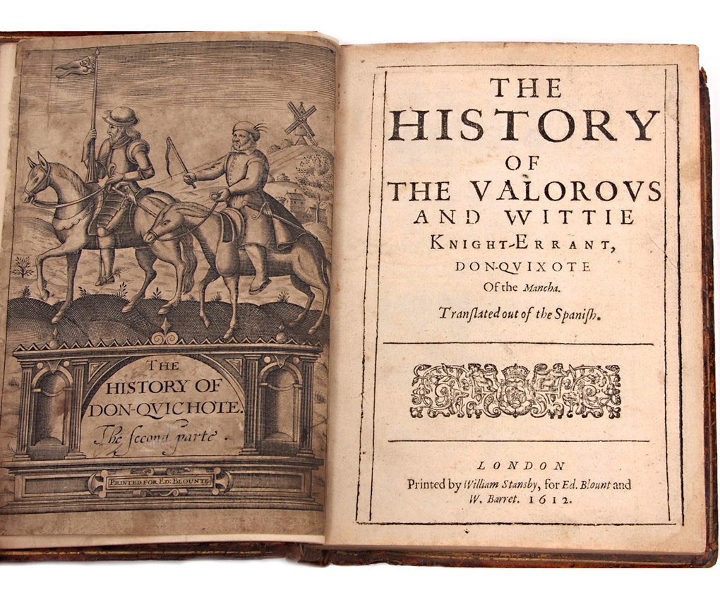 Don Quixote first english edition at Keys auction
