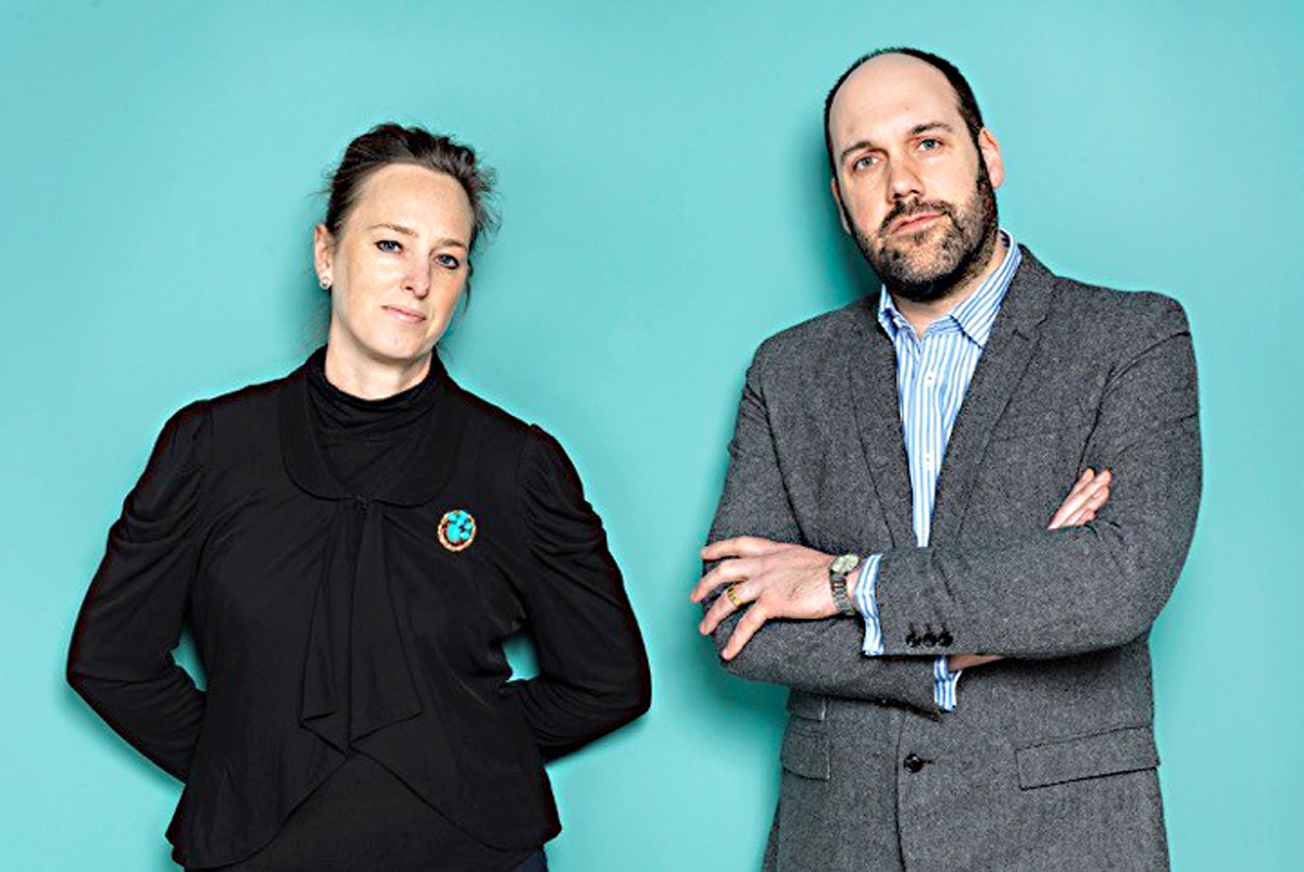 Sally Stratton and Guy Savill of The Pedestal