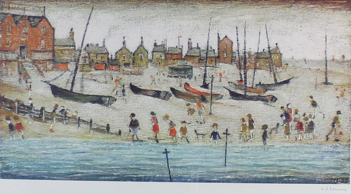 Print of Lowry’s The Beach