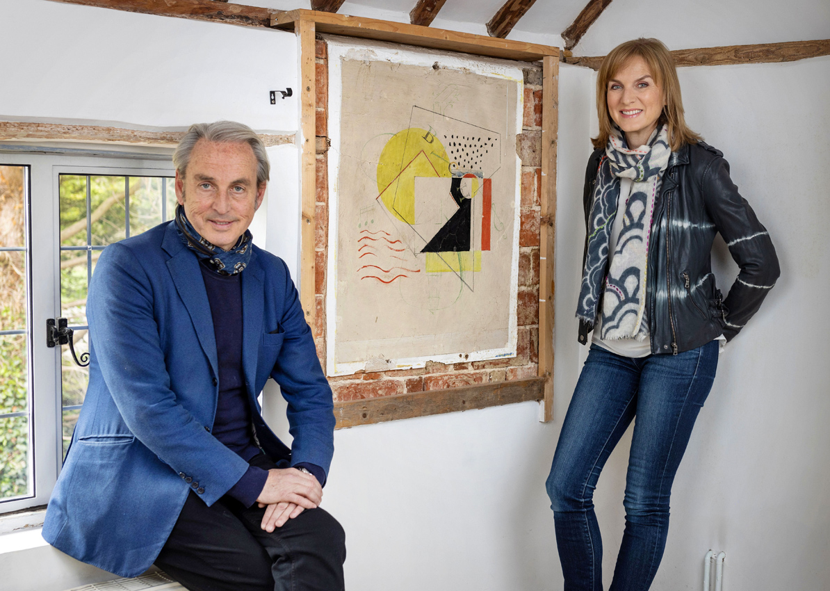 Philip Mould and Fiona Bruce