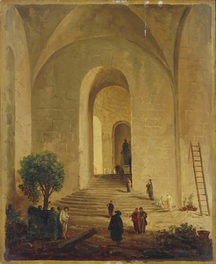 Orangerie at Versailles by Hubert Robert