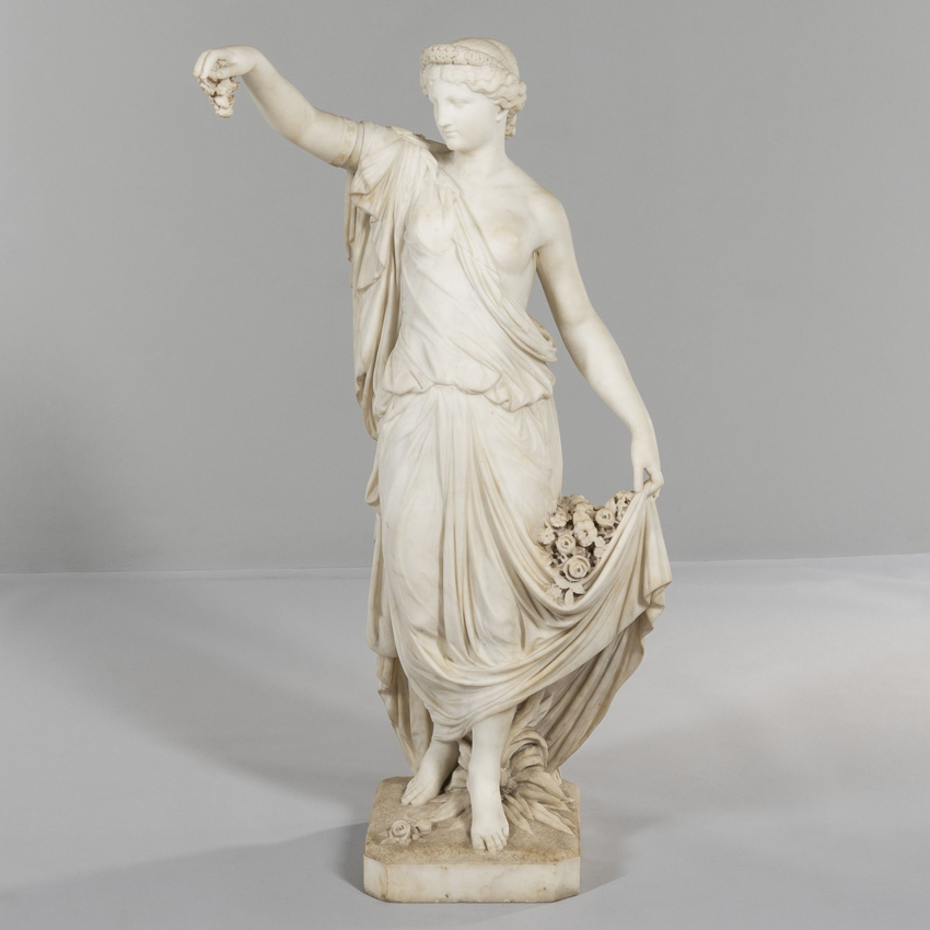 Marble figure of Flora