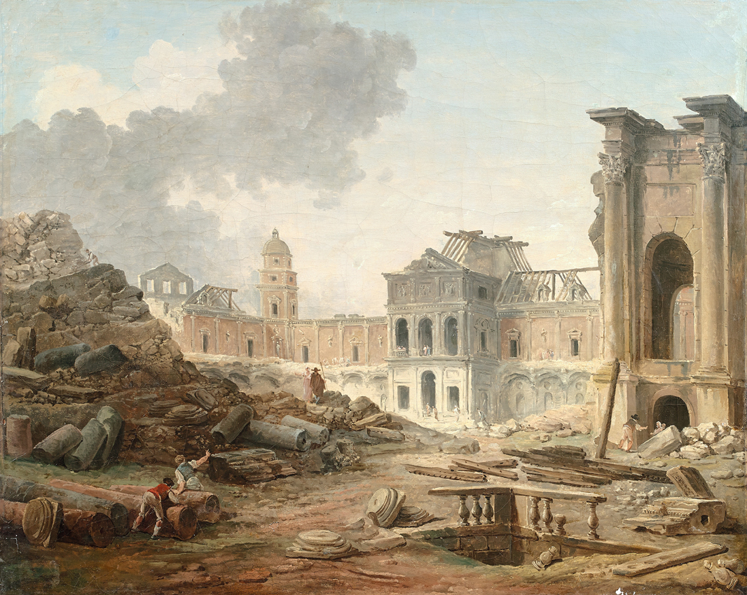 Hubert Robert painting