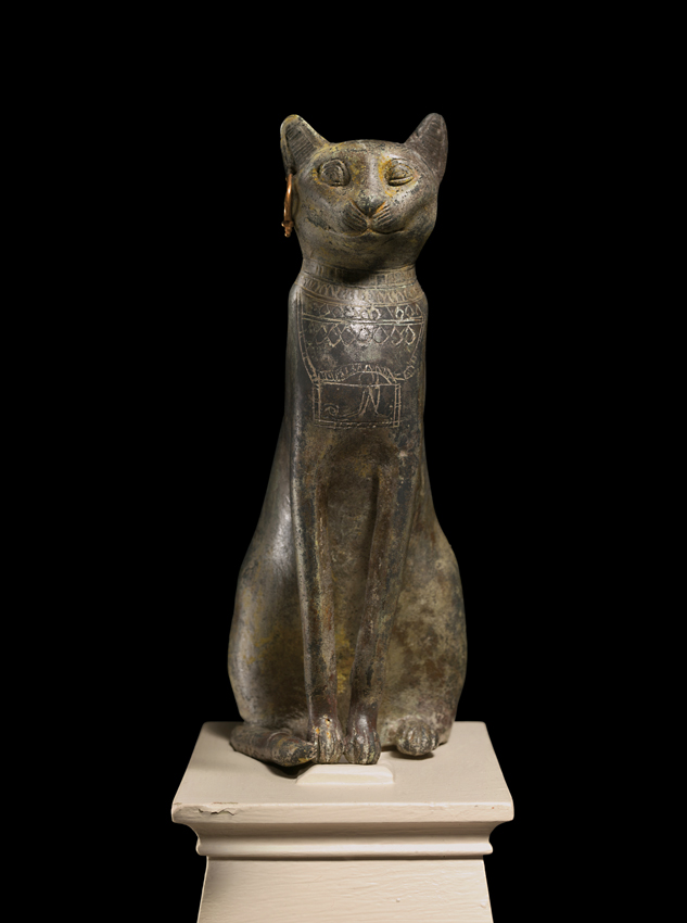 Bronze cat from Toledo Museum of Art