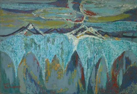 Ree Bong Sang painting