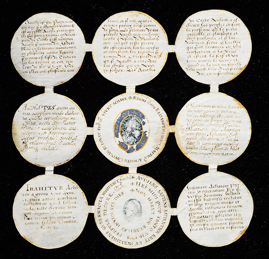 Parchment roundels