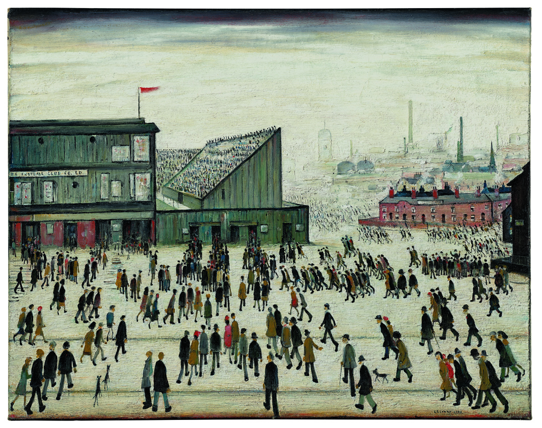Going to the Match by LS Lowry