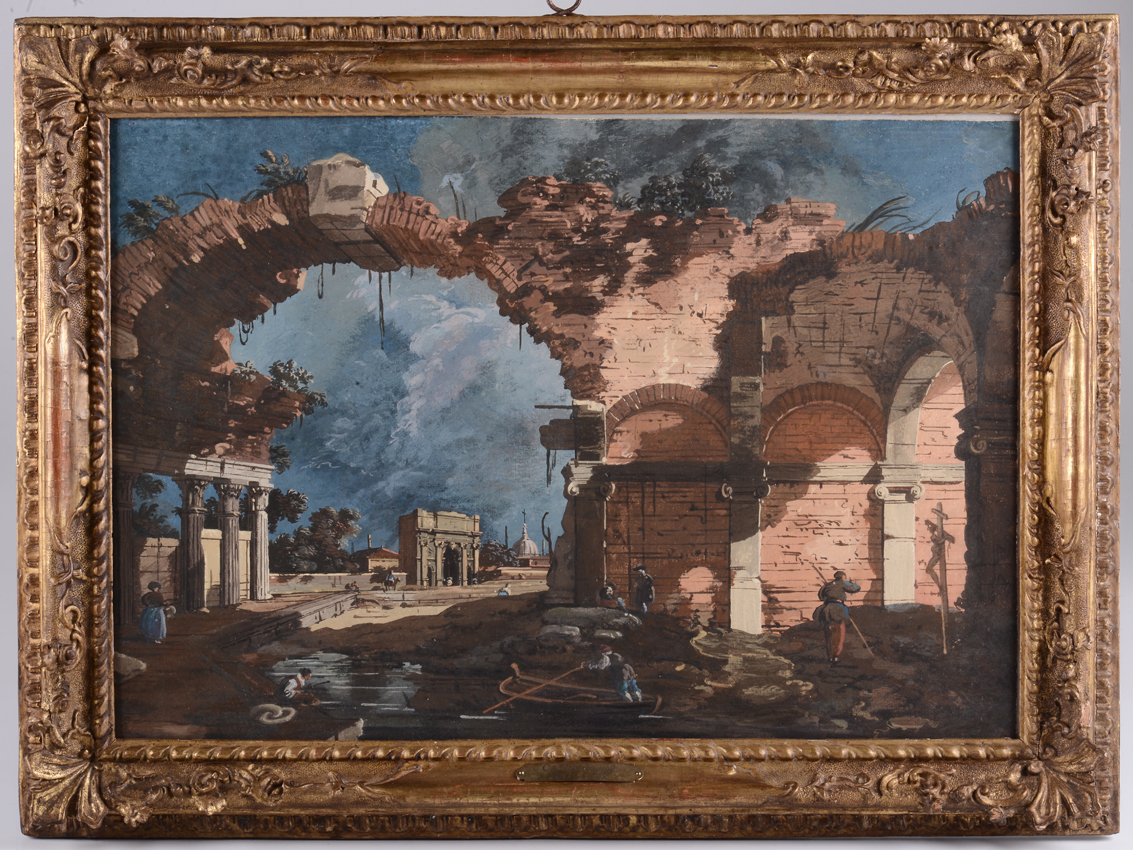 Canaletto gouache on paper