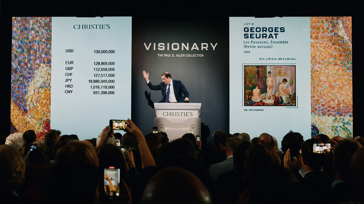 Christie's auction New York saleroom