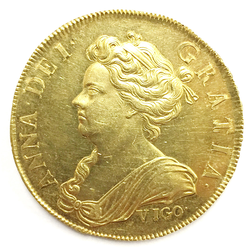 Queen Anne Vigo gold coin