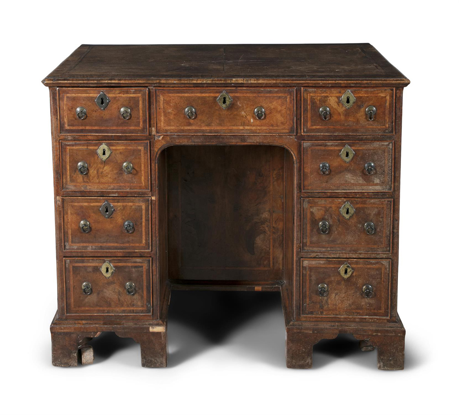 George I walnut desk