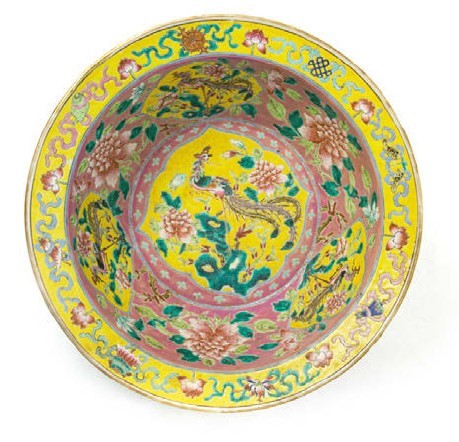 Famille rose basin