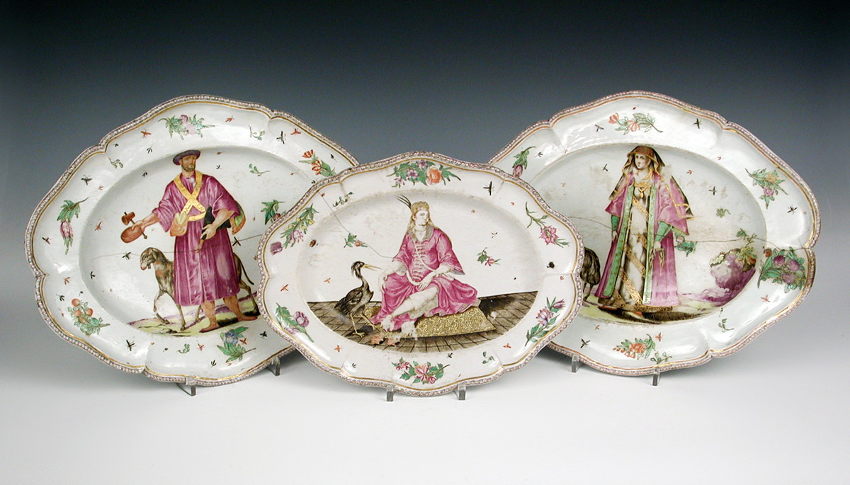 Doccia porcelain dishes
