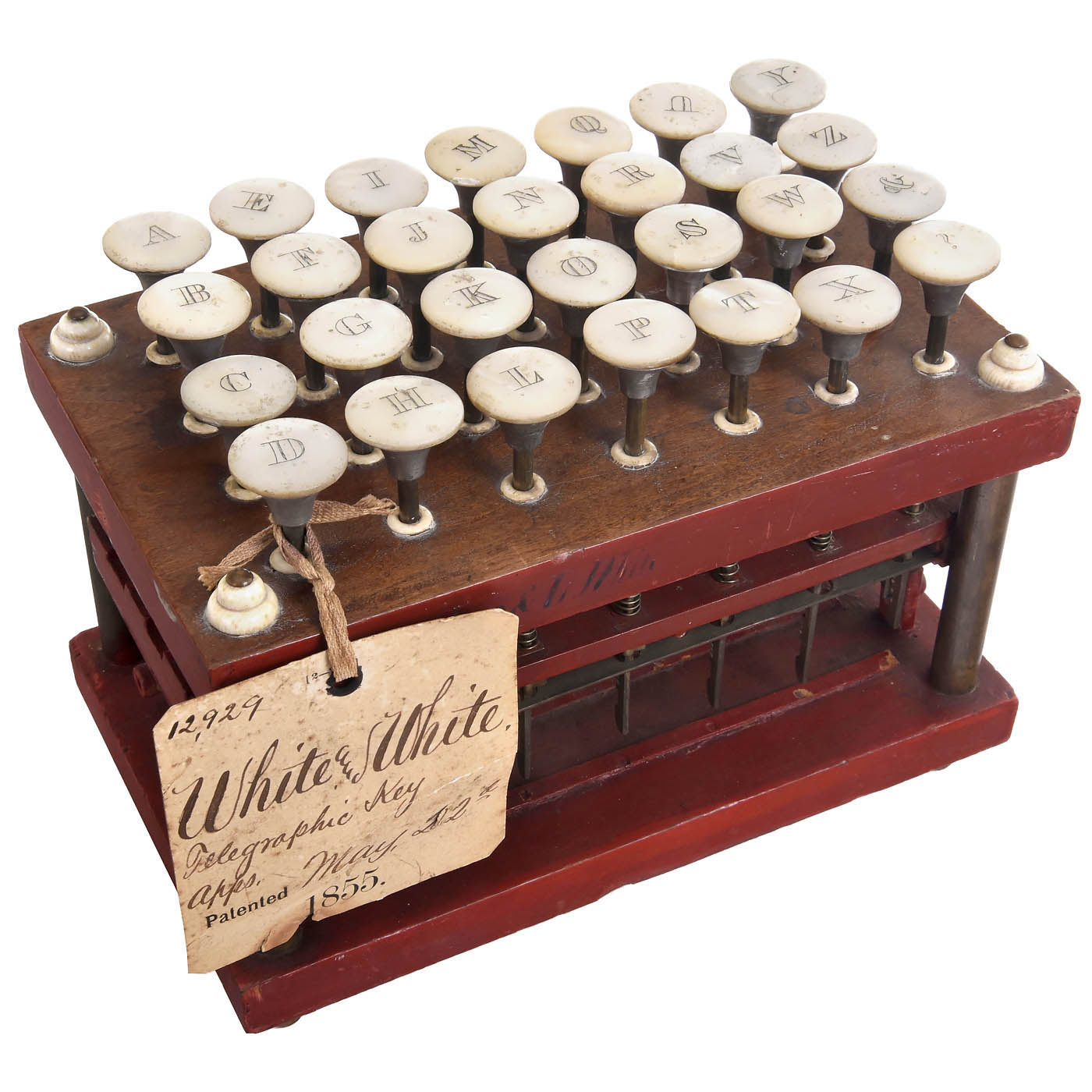 White And White Telegraph Keypad