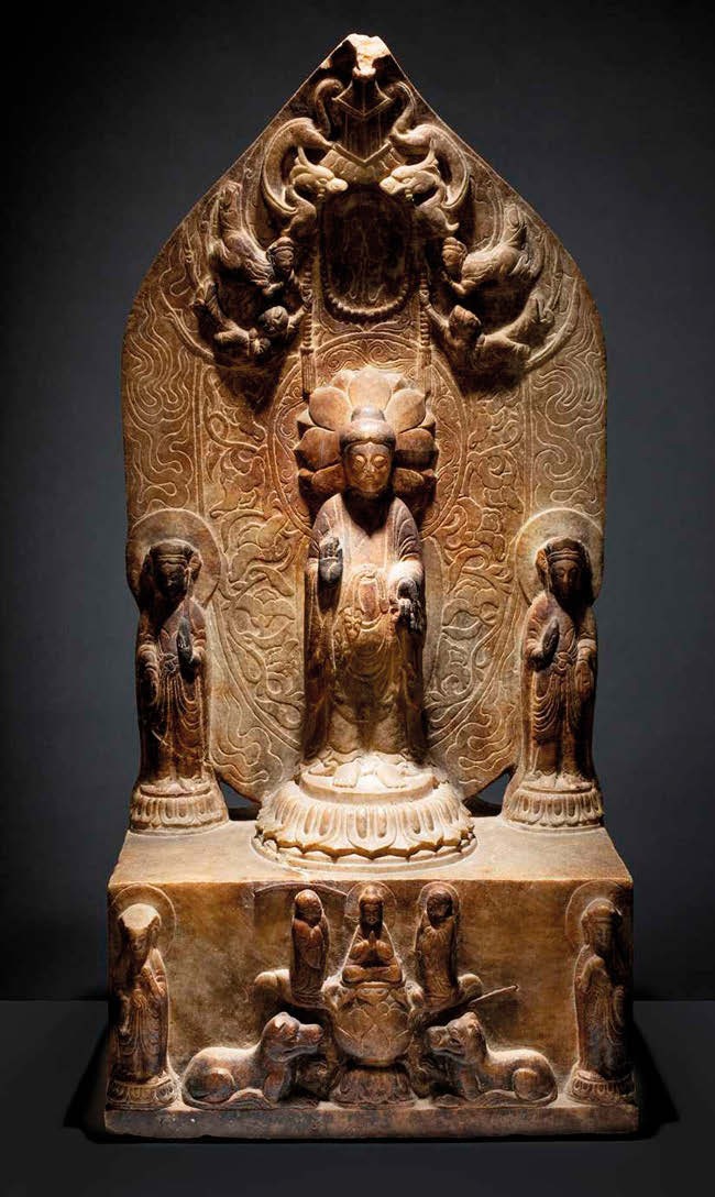 Marble stele