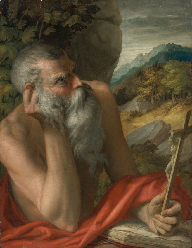 Saint Jerome painting