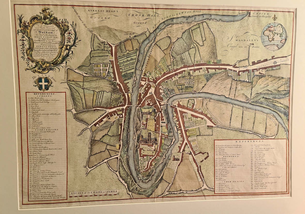 Map of Durham