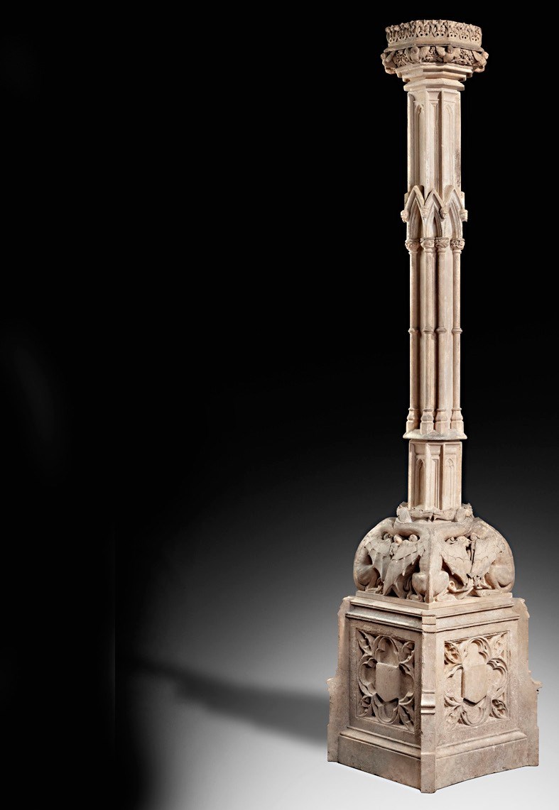 Coade stone torchère