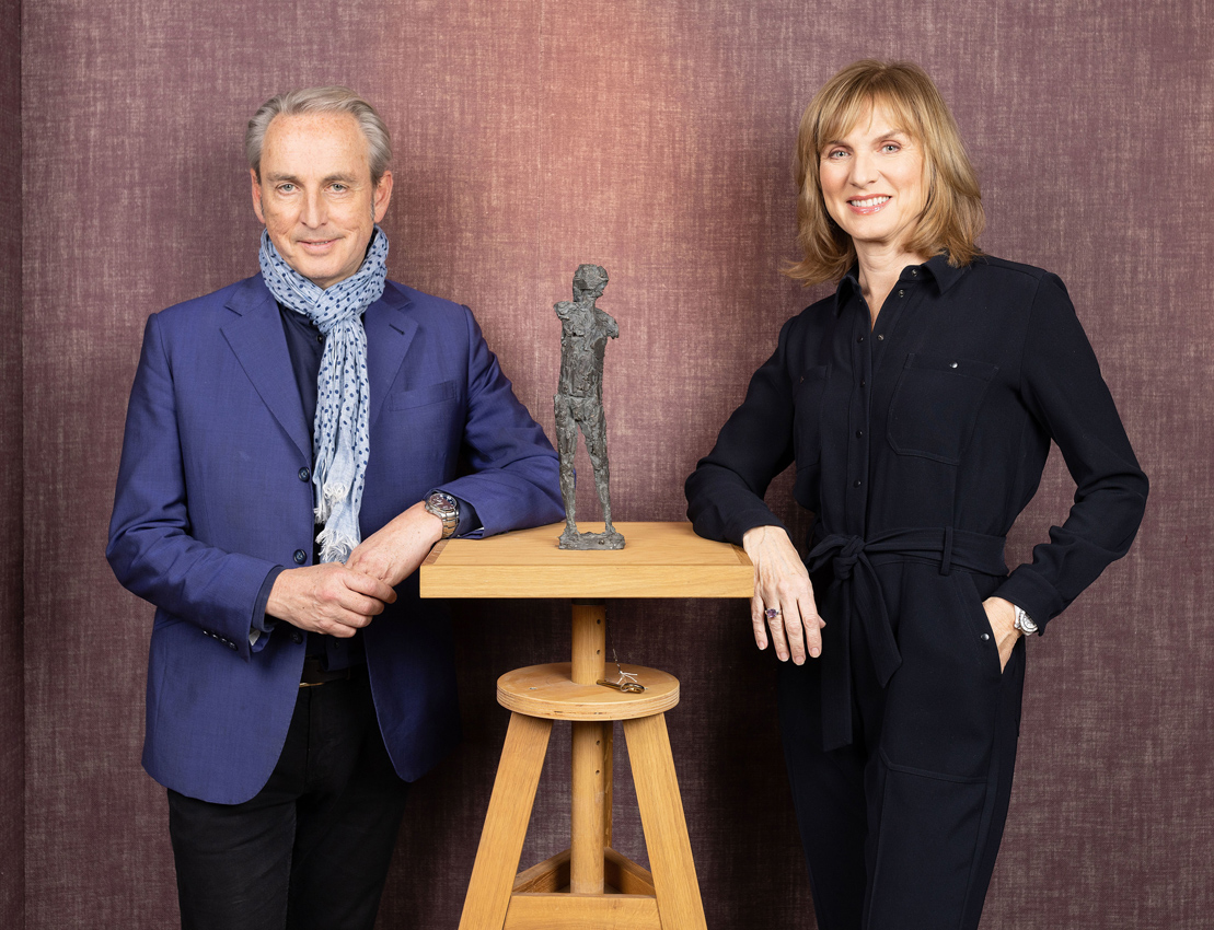 Philip Mould and Fiona Bruce