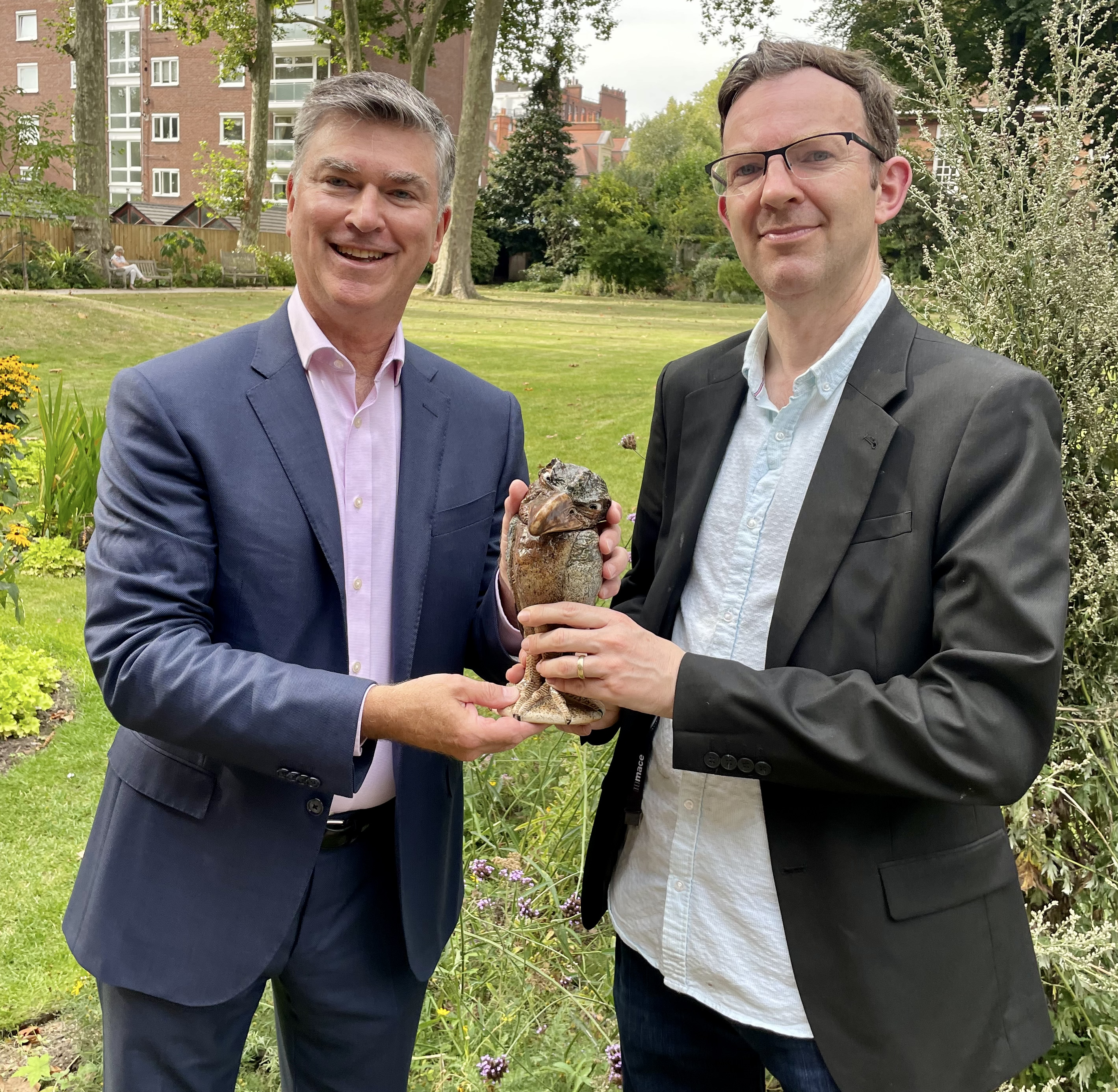 Chris Marinello and Dr Jonathan Oates