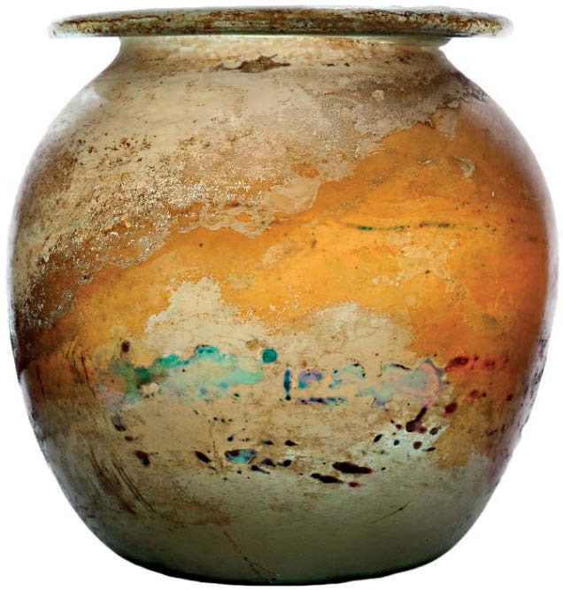 Roman glass cinerarium
