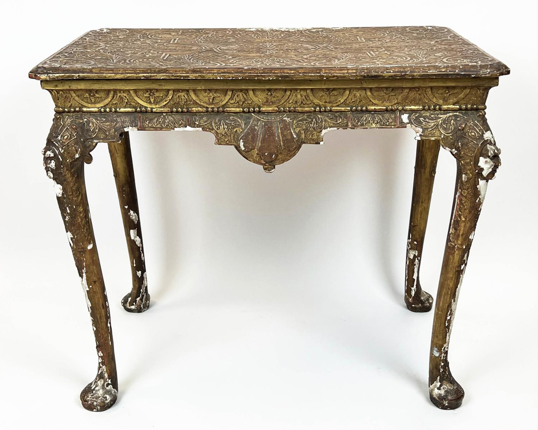 George I giltwood side table